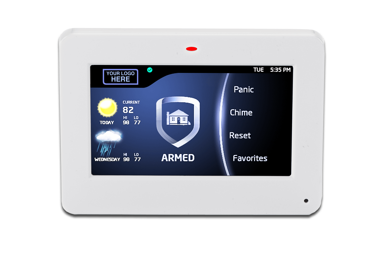 DMP Touch Keypad - Eastern Time